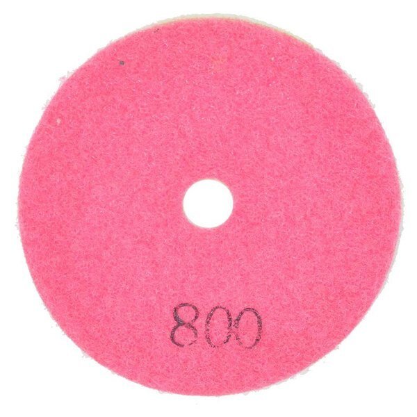 3 Inch 800 Grit Resin Diamond Polishing Pad, Specialty Diamond, Mfr#: E3800